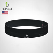 Flipbelt 飛比特跑步腰包腰帶運動健身馬拉松跑步裝備手機包經典款黑M