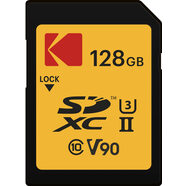 KODAK 柯達(dá) SD存儲卡128GB V90內(nèi)存卡 高速SD卡 128GB 高清畫質(zhì) 讀取速度3000MB/s 寫入速度270MB/s