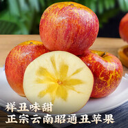 昭通蘋果【旗艦】云南昭通丑蘋果生鮮水果店新鮮冰糖心應(yīng)季源頭現(xiàn)摘脆甜果 5斤凈重中果【果徑70-75mm】