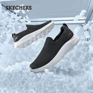 斯凱奇（Skechers）男士一腳蹬輕質(zhì)緩震休閑健步運(yùn)動(dòng)鞋216483黑色/紅色/BKRD 40 