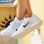 耐克（NIKE）官方艦店跑步鞋男鞋夏季新款網(wǎng)面透氣簡約休閑鞋子低幫白色運(yùn)動(dòng)鞋 942836-100/白色/FREE赤足 42