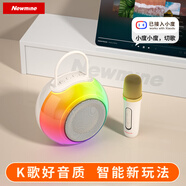 紐曼（Newmine）MC76話(huà)筒音響一體自帶聲卡k歌麥克風(fēng)家庭ktv音響套裝無(wú)線(xiàn)藍牙音箱唱歌神器一體式電視兒童 單麥
