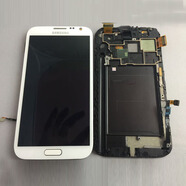 三星（SAMSUNG）GALAXY Note2原裝屏幕總成N7108 N7100 N7102內外顯示一體屏 白色顯示屏總成