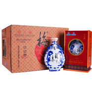 梅蘭春【產(chǎn)地直發(fā) 商務(wù)送禮】41.8度 泰州芝麻香型白酒 步步高 500ml*6瓶 整箱裝