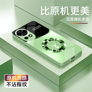 唯我范華為nova13手機(jī)殼nova13pro玻璃簡約商務(wù)新款保護(hù)套輕薄散熱全包直邊防摔硬殼高級(jí)創(chuàng)意男女款 華為 Nova 13【抹茶綠-好運(yùn)麋鹿】 金屬漆玻璃殼