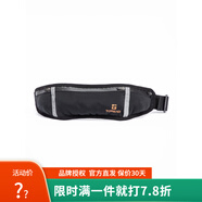 探路者（TOREAD）戶外跑步彈力腰包男女通用休閑耐磨2023春夏新品TEBBCL80906 黑色 標(biāo)準(zhǔn)
