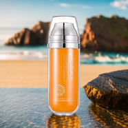 雅姿源水潤輕盈美白防曬霜spf35高倍50g防水防汗隔離遮瑕三合一男女學(xué)生 50g*2瓶