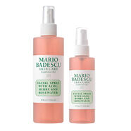Mario Badescu 瑪麗歐倍思酷 玫瑰蘆薈舒緩保濕噴霧套裝 補水提亮 236+118ml