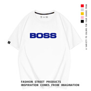 OllymursBOSS英文香港電影咖喱辣椒周星馳同款棉短袖T恤情侶衣服體恤 220克白色 咖喱辣椒 S 60-90斤