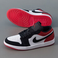 耐克（NIKE）aj1男鞋2025夏季新款運動(dòng)鞋AIR JORDAN 1低幫黑紅時(shí)尚籃球鞋 IB8971-106 42.5