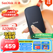 閃迪（SanDisk）480GB Type-c USB3.2移動(dòng)固態(tài)硬盤（PSSD）E30高速 移動(dòng)SSD 讀速520MB/s 兼容手機(jī)筆記本電腦