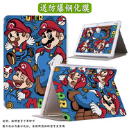 摩詠華為ags3k一w20保護(hù)套ags3k-al20皮套ags3kw2o電腦al2o全包ags3-w09平板殼matepadse  10.1寸外殼 氣囊款【馬里奧】送防爆鋼化膜