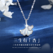 銀千惠999足銀三生有杏項鏈女士高級感輕奢七夕情人節(jié)禮物送女朋友生日 三生有杏項鏈+七倉配送/當(dāng)次日達(dá) 銀杏葉項鏈配純銀證書/玫瑰花禮盒送老婆/七夕節(jié)禮物