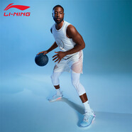 李寧（LI-NING）籃球鞋男夏新款?緩震回彈穩(wěn)定透氣潮流籃球?qū)I(yè)比賽鞋 標(biāo)準(zhǔn)白/清水綠/熒光粉-韋德幻影6 42