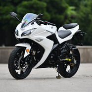 新世紀(jì)全新小忍者機(jī)車摩托車跑車400雙缸水冷燃油200街車國四電噴可上牌 白色無花 無平衡軸 150單缸風(fēng)冷 可上牌