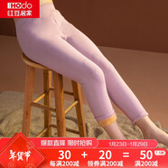 紅豆居家兒童保暖褲男女童加絨加厚單條秋褲冬季小孩學(xué)生保暖棉褲998 女童香芋紫 120/65