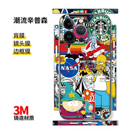 宿龍電競適用于蘋(píng)果16promax背膜iphone16/15/14/13/12全包膜15plus手機后背貼紙13mini包邊保護潮流卡通小 潮流辛普森【分體全包】3M鑄造/撕開(kāi)不留膠 iPhone 13 pro Max