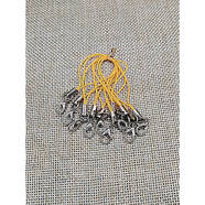 科至途粘土鑰匙扣掛配件軟陶彩泥橡皮泥石塑黏土掛繩掛鉤小鏈 龍蝦扣掛繩100根10色選指定色備