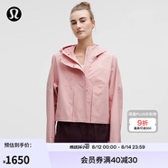 lululemon丨Rain Chaser女士運動夾克 LW4CANS 朦朧粉 XL /12