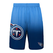 ?？?NFL美式足球訓練短褲 男士漸變大Logo 輕盈彈力 修身春夏運動(dòng) Tennessee Titans XL