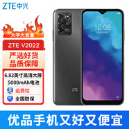 中興（ZTE） ZTE V2022 長(cháng)續航手機 雙卡雙待老人智能手機 全網(wǎng)通 V2022 墨云灰4+128GB