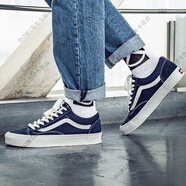 萬斯（VANS）Style 36 suede 輕便透氣 低幫 板鞋 男女同款 藏藍(lán) 藏藍(lán)VN0A3DZ3RFL 偏大半碼 38