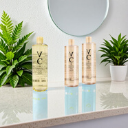 麗顏世家VC透亮保濕爽膚水滋潤嫩膚收縮毛孔面部護膚化妝品500ML男女適合 3支麗顏世家VC爽膚水 1500ml 周期