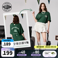 PALLADIUM帕拉丁上裝寬松潮流套頭時(shí)尚圓領(lǐng)短袖T恤109647 深綠色 XL