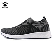 KELME/卡爾美男鞋春秋季新款輕便潮流休閑鞋透氣防滑跑步鞋66831213 深灰/黑 40