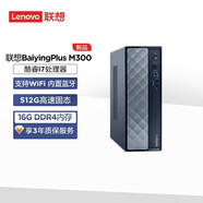聯(lián)想百應(yīng)M300 商用辦公個人家用臺式電腦主機(jī) (酷睿12代i7-12650H 16G 512G SSD)