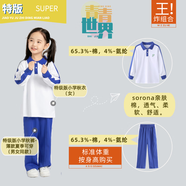 青青世界深圳校服小學(xué)生校服統(tǒng)一小學(xué)生男女秋季長(zhǎng)袖上衣長(zhǎng)褲運(yùn)動(dòng)服套裝 特版小秋運(yùn)（女） 120