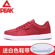 匹克板鞋男鞋低幫運(yùn)動(dòng)鞋輕便滑板鞋經(jīng)典潮流小白鞋男學(xué)生休閑鞋子 里約紅 39