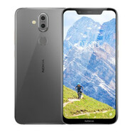 諾基亞（NOKIA）未拆封 X7 新款雙卡通4G全面屏智能拍照安卓手機(jī)老人機(jī)創(chuàng)意配件 幻夜銀 6+128G