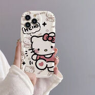 尚閃千適用于OPPOA3X手機殼帕恰狗Reno12可愛(ài)KT貓K9S奶油紋A58硅膠軟套Reno7SE全包防摔 【腮紅KT貓-單殼】軟殼 Reno9/Reno9PRO