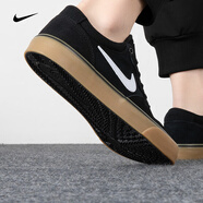 耐克（NIKE）男鞋秋季新款SB滑板鞋ins情侶穿搭運動鞋時尚透氣緩震低幫休閑鞋 DM3493-002/黑色/白勾/主推款 42