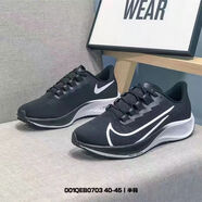 CLENIKEEDAIR NIKE純原登月飛馬37代男zoom氣墊緩震休閑運動(dòng)鞋女鞋男鞋 黑白大勾y 軟底摩擦有聲 NIKE 39 NIKE