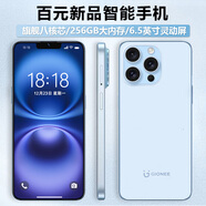 金立新款256GB八核智能手機(jī)超薄長續(xù)航全網(wǎng)通微信八開6.5英寸大屏人臉識別老年人學(xué)生電競游戲備用 藍(lán)色 8核+128GB
