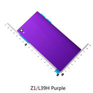 通用適配索尼Xperia Z L36H Z1 L39H Z1mini機殼 電池蓋后殼后蓋 Z1 L39H紫色