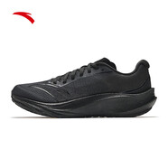 安踏（ANTA）柏油路霸3V丨運(yùn)動(dòng)鞋男Vibram氮科技競(jìng)訓(xùn)跑鞋男耐磨跑步鞋子男 基礎(chǔ)黑-5 39