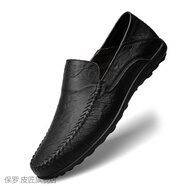 保羅．皮匠男鞋2025新款秋季透氣飛織運動鞋輕便簡約戶外跑步鞋子男 8008黑色 41