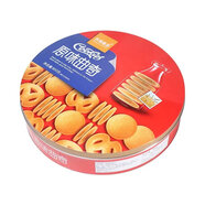 天地壹品天地壹品800克即食曲奇奶味酥脆奶香廣東特產(chǎn)香港風(fēng)味拜年禮品 紅罐