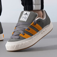 阿迪達斯 （adidas）休閑鞋男鞋2025秋冬季新款三葉草運動(dòng)鞋復古鯊魚(yú)面包鞋板鞋HQ6903 ID3936暗泥灰/橙色/白色 39