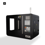 呲鐵蜂鳥(niǎo)CNC數控鉆銑床小型加工中心可配第四軸數控銑床教學(xué)機床 桌面式蜂鳥(niǎo)CNC