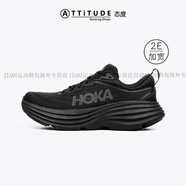HOKA ONE ONEBondi8邦代8男女緩震慢跑鞋運(yùn)動鞋路跑鞋官方正品 1127953-BBLC 男款2E寬楦版（黑 42 265mm