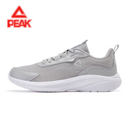匹克（PEAK）男鞋跑步鞋防滑運動(dòng)鞋學(xué)生網(wǎng)面休閑鞋 時(shí)尚健身男鞋夏季運動(dòng)跑鞋 冰灰 42