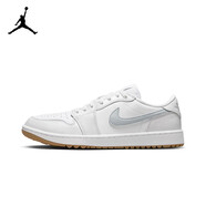 【95成新】Jordan籃球鞋男子AJ1喬1JORDAN 1 LOW緩震低幫運動(dòng)鞋DD9315-111白42.5  