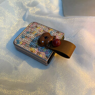 諾梵爵彩色油邊編織彩格帶耳機適用華為pocket2手機殼nova小米mixflip小折疊屏oppofindn3n2三星zflip65 彩色油邊編織彩格+咖冷酷熊 榮耀Magic V Flip2