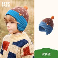 Kocotreekk樹(shù)兒童帽子加厚保暖寶寶護耳帽手套男孩針織圍巾女童秋冬單帽子