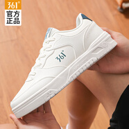 361°男鞋板鞋男蘇打2.0運動(dòng)鞋輕便小白鞋秋季休閑滑板鞋學(xué)生經(jīng)典鞋 羽毛白/數字青藍 6605F-3 42