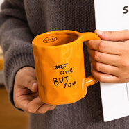 摩登主婦Mellow馬克杯高級感輕奢陶瓷杯家用喝水杯特別好看的杯子 Mellow復古馬克高杯--如你所愿